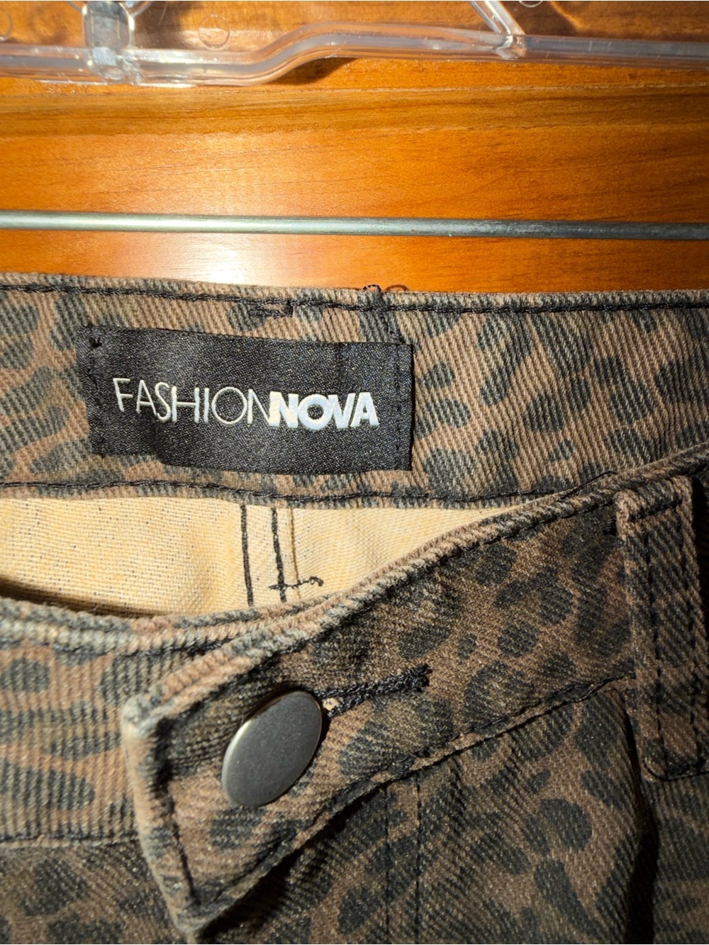 Fashion Nova-Anastasia Leopard Jogger - Brown/combo - Picture 5 of 5
